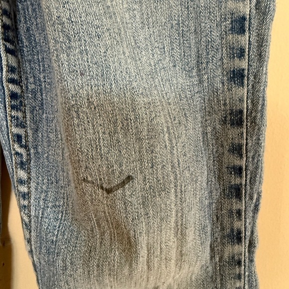 Z. Cavaricci Blue Flare Jeans with Floral Embroidery Sz.S - Picture 3 of 4